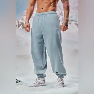 Mens YoungLA 2025 Comfy Collection Jogger Sweatpants - Sky Blue Size Medium